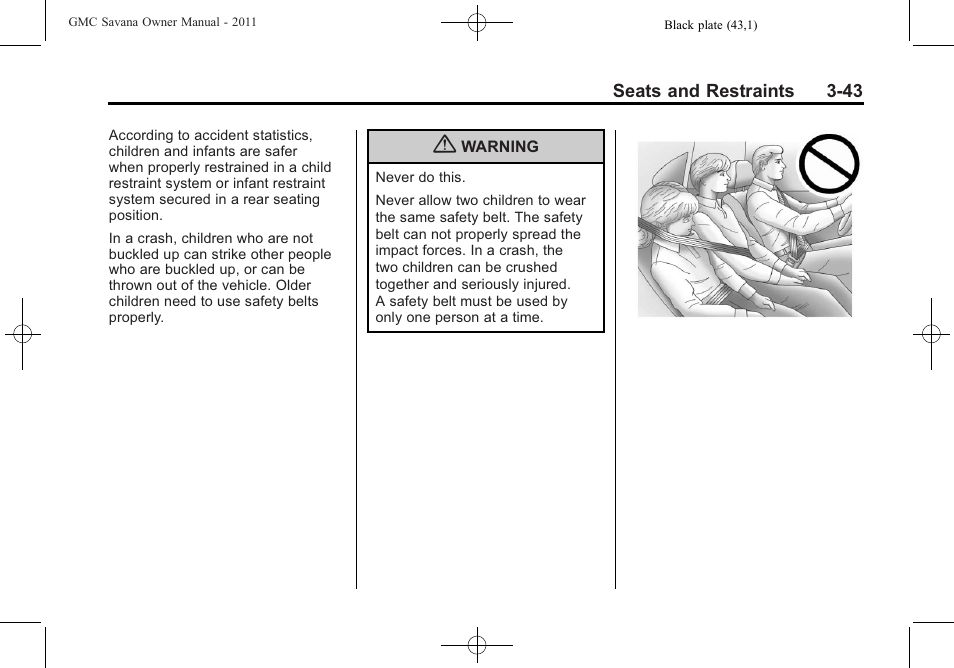 GMC 2011 Savana User Manual | Page 91 / 410