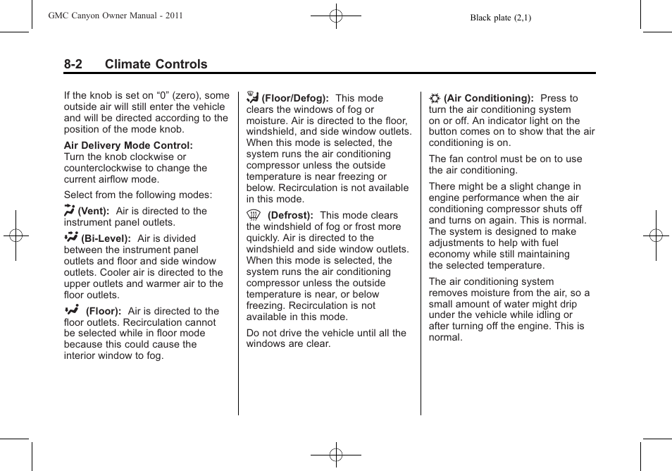 GMC 2011 Canyon User Manual | Page 180 / 406