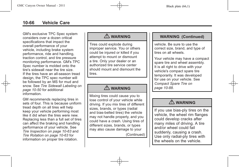 GMC 2011 Canyon User Manual | Page 318 / 406