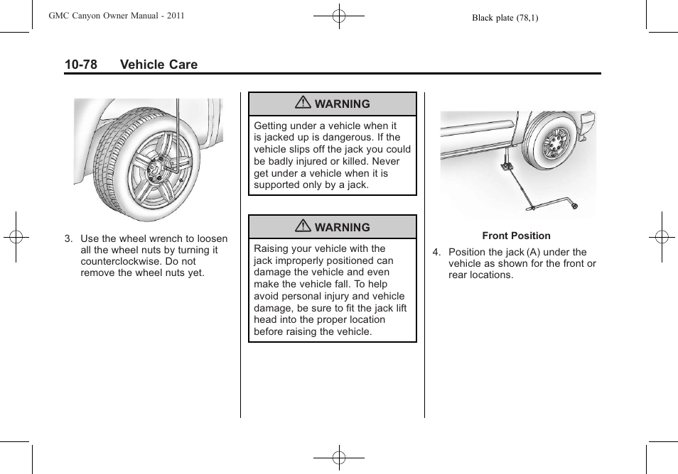 GMC 2011 Canyon User Manual | Page 330 / 406