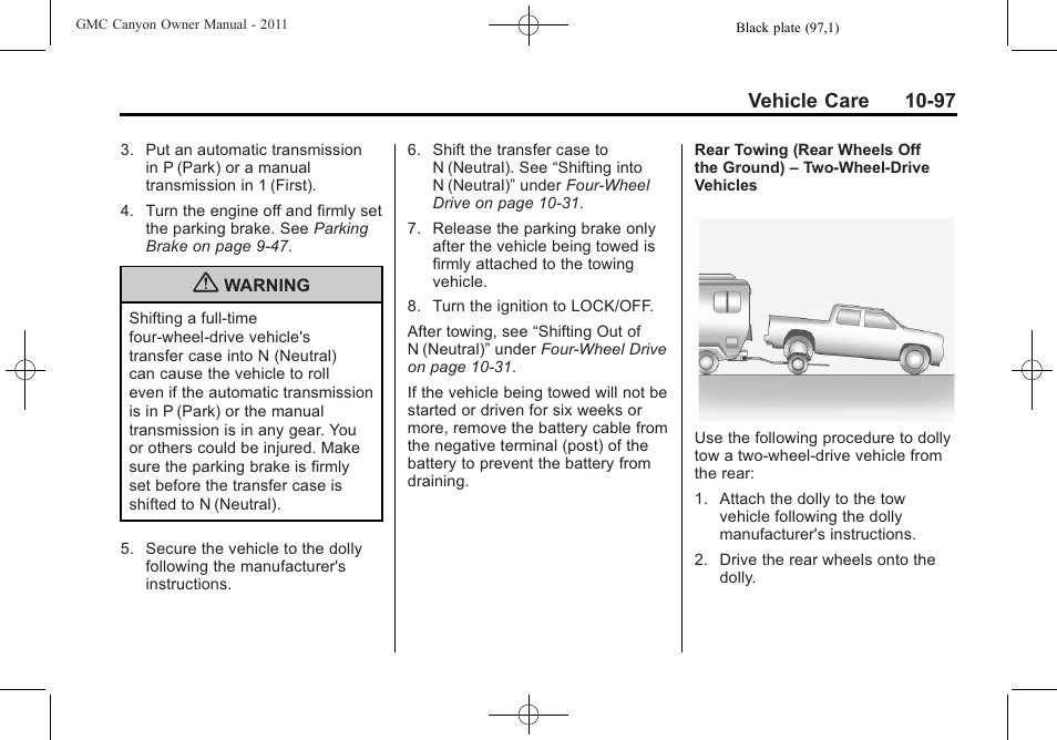 GMC 2011 Canyon User Manual | Page 349 / 406