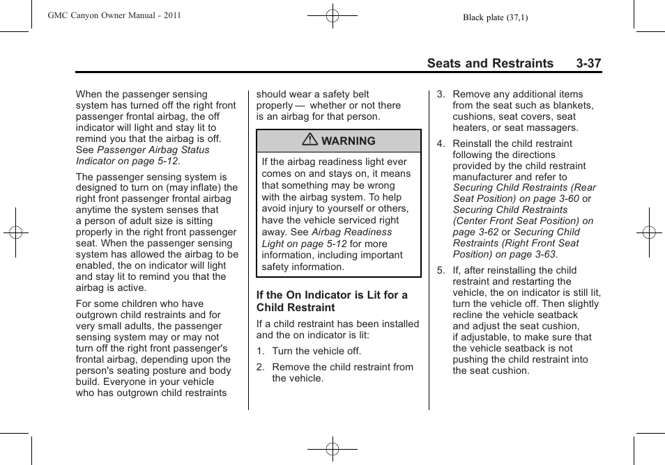 GMC 2011 Canyon User Manual | Page 81 / 406