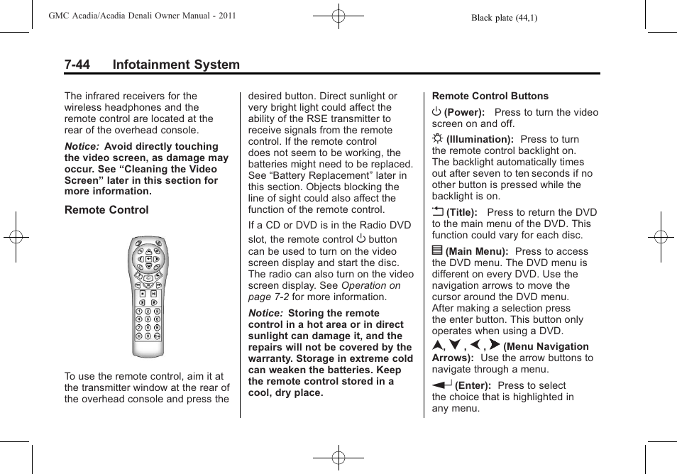 GMC 2011 Acadia User Manual | Page 244 / 478