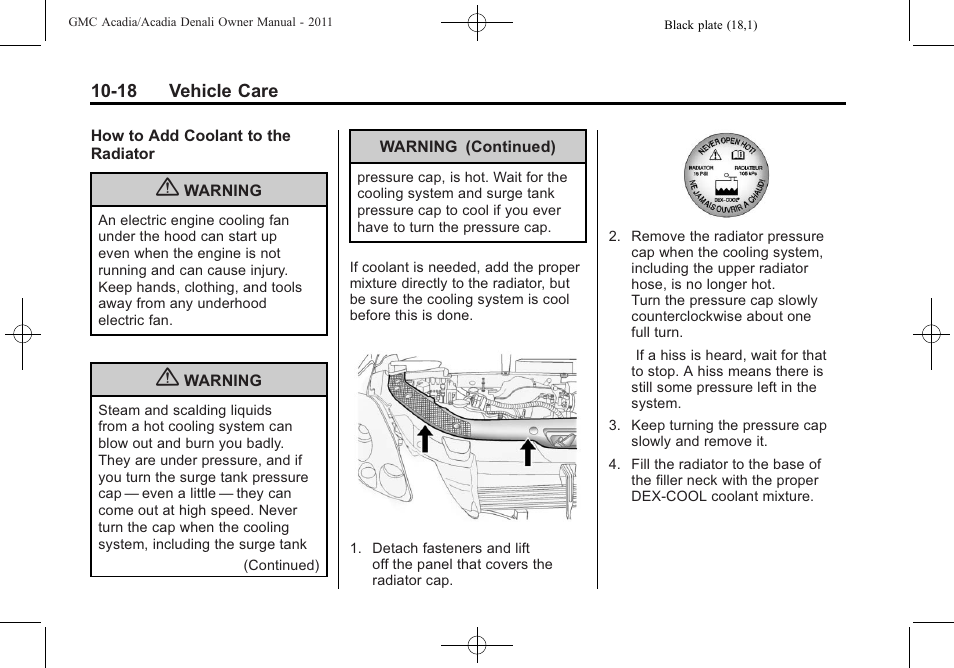 GMC 2011 Acadia User Manual | Page 346 / 478