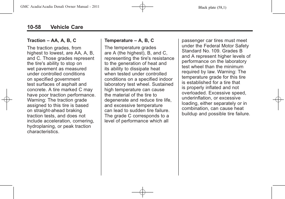 GMC 2011 Acadia User Manual | Page 386 / 478