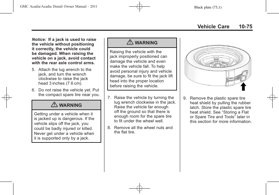 GMC 2011 Acadia User Manual | Page 403 / 478