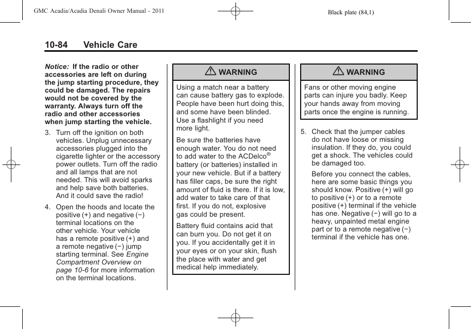 GMC 2011 Acadia User Manual | Page 412 / 478