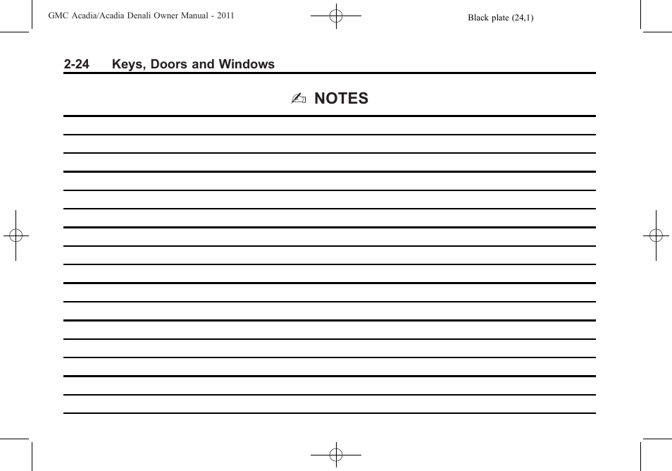 GMC 2011 Acadia User Manual | Page 56 / 478