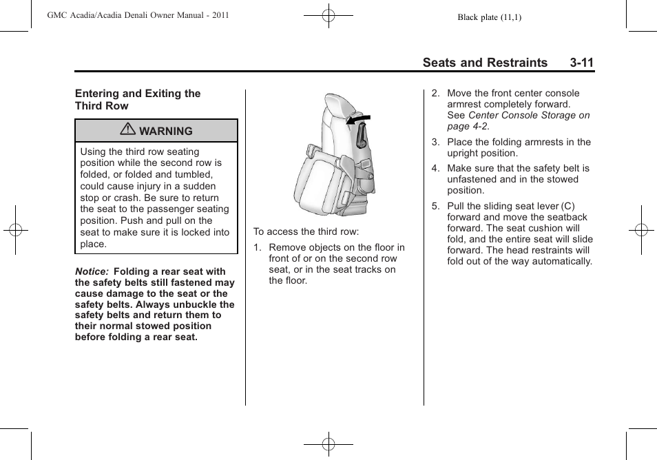 GMC 2011 Acadia User Manual | Page 67 / 478