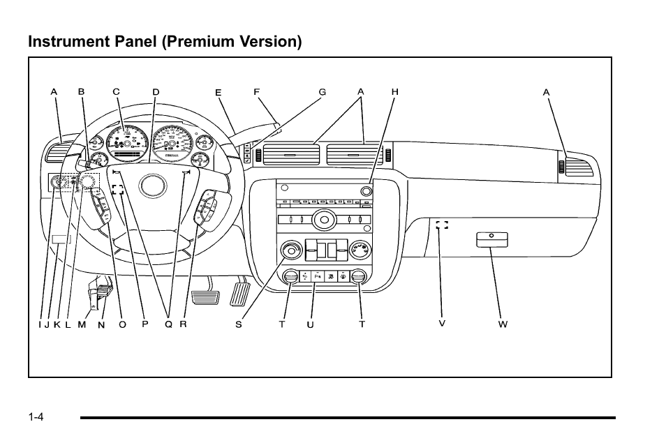 Instrument panel (premium version), Instrument panel (premium version) -4 | GMC 2010 Sierra User Manual | Page 10 / 658