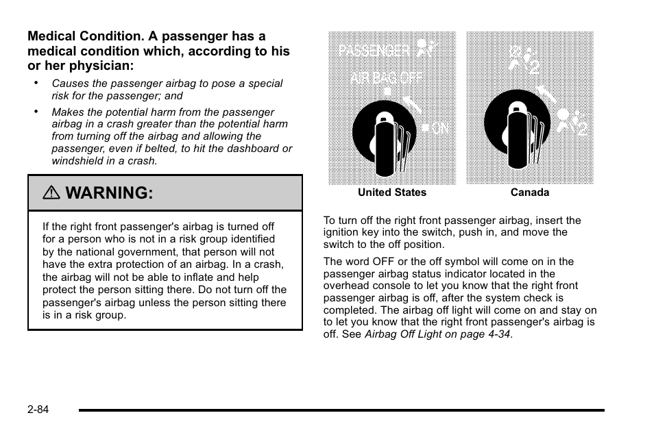 Warning | GMC 2010 Sierra User Manual | Page 126 / 658