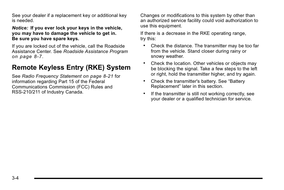 Remote keyless entry (rke) system, Remote keyless entry (rke) system -4 | GMC 2010 Sierra User Manual | Page 142 / 658