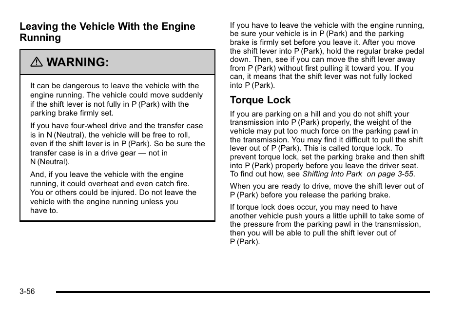 Warning | GMC 2010 Sierra User Manual | Page 194 / 658