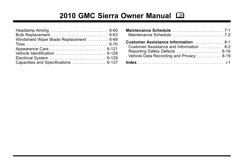 2010 gmc sierra owner manual m | GMC 2010 Sierra User Manual | Page 2 / 658