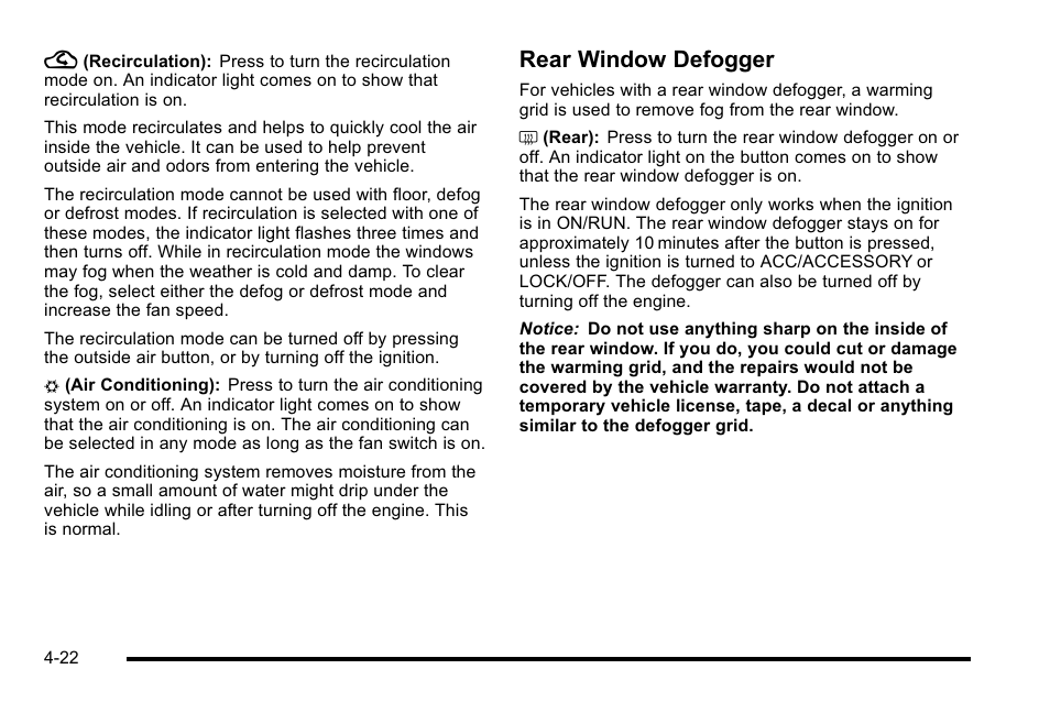 Rear window defogger | GMC 2010 Sierra User Manual | Page 246 / 658