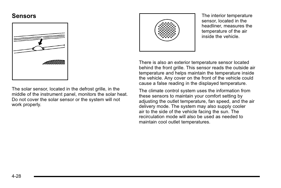 Sensors | GMC 2010 Sierra User Manual | Page 252 / 658