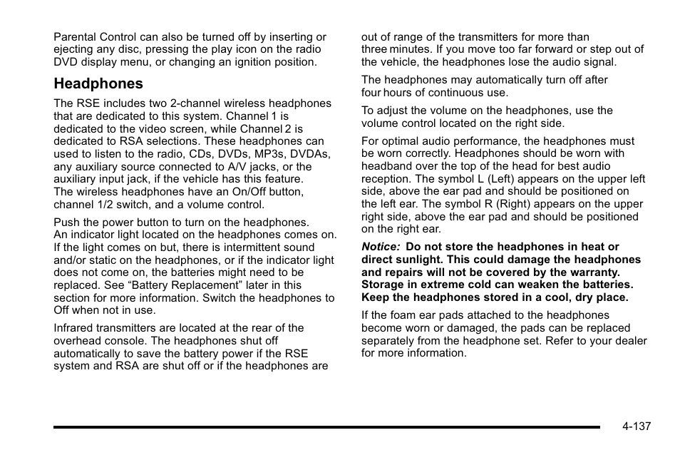 Headphones | GMC 2010 Sierra User Manual | Page 361 / 658