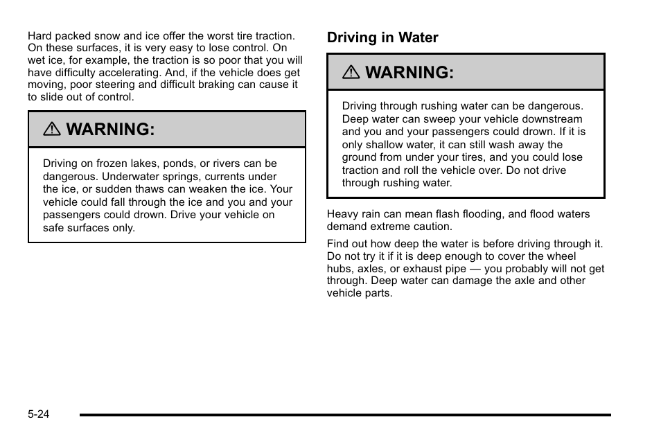 Warning | GMC 2010 Sierra User Manual | Page 400 / 658