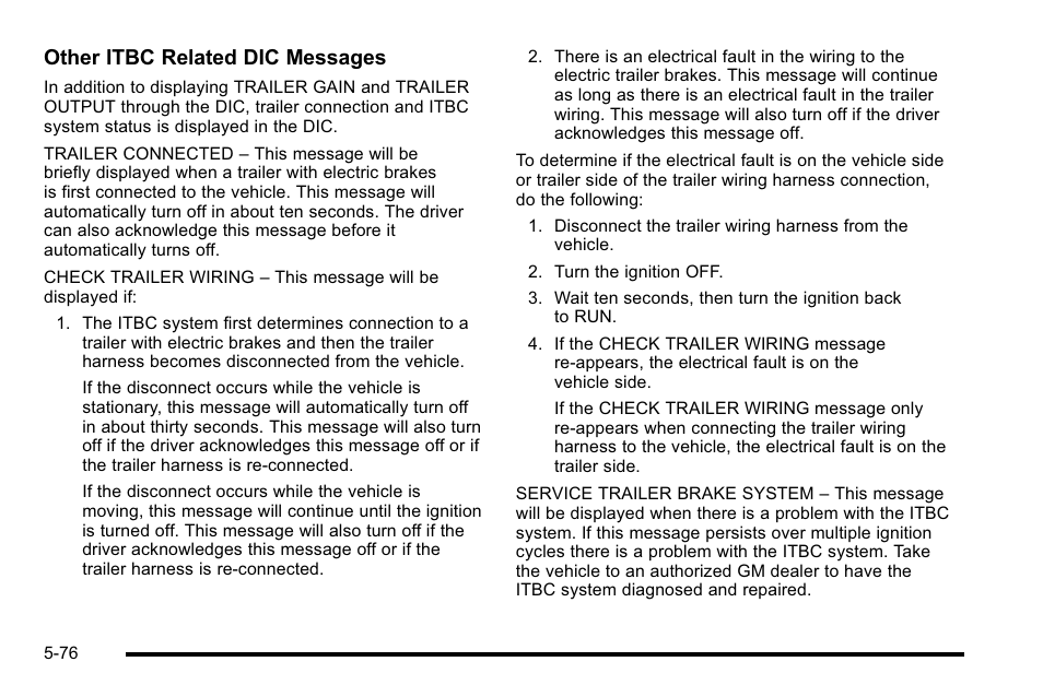 Other itbc related dic messages | GMC 2010 Sierra User Manual | Page 452 / 658