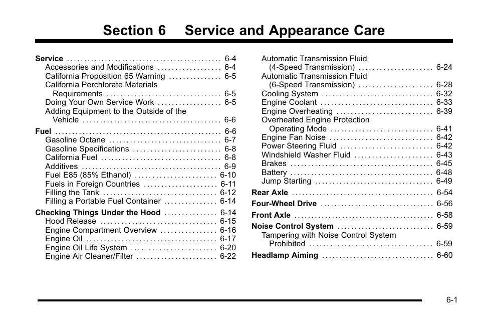 Service and appearance care, Service and appearance care -1 | GMC 2010 Sierra User Manual | Page 461 / 658