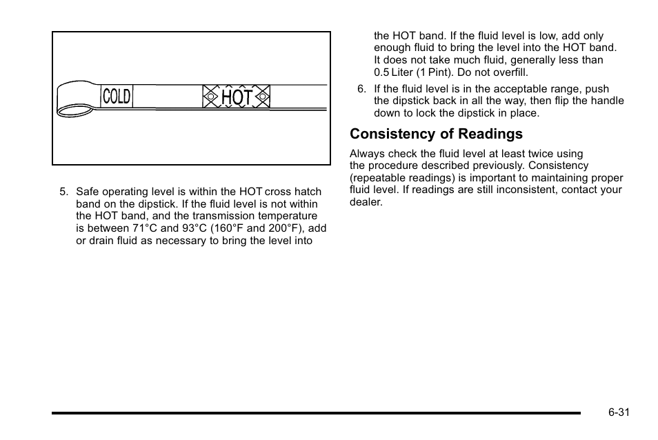 Consistency of readings | GMC 2010 Sierra User Manual | Page 491 / 658