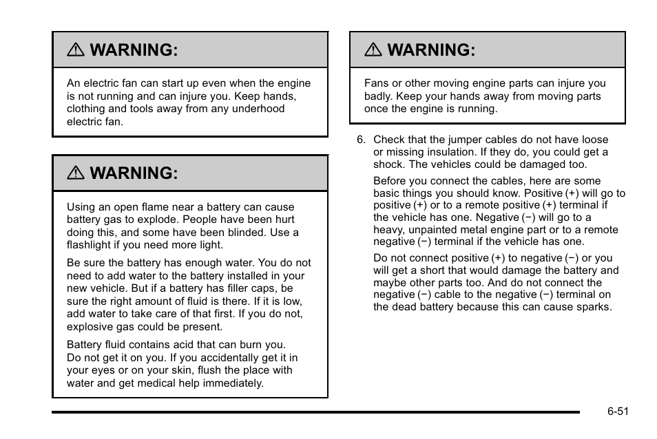 Warning | GMC 2010 Sierra User Manual | Page 511 / 658