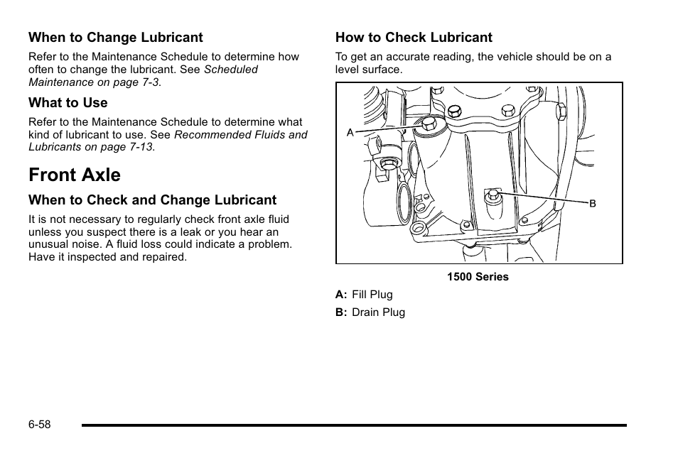Front axle, Front axle -58 | GMC 2010 Sierra User Manual | Page 518 / 658