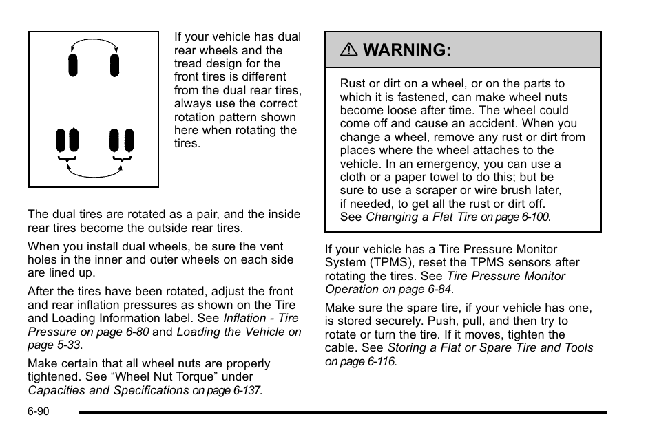 Warning | GMC 2010 Sierra User Manual | Page 550 / 658