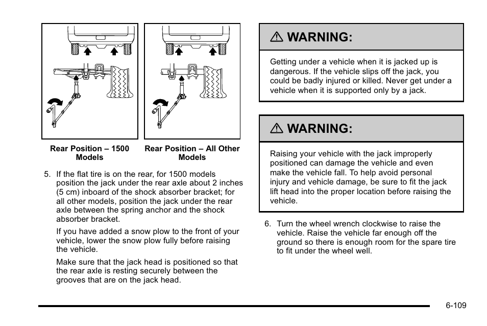 Warning | GMC 2010 Sierra User Manual | Page 569 / 658