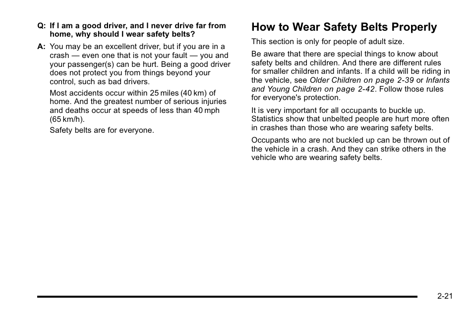 How to wear safety belts properly, How to wear safety belts properly -21 | GMC 2010 Sierra User Manual | Page 63 / 658