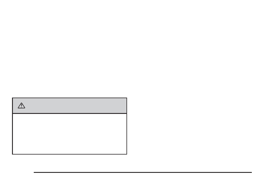 Caution | GMC 2009 Savana User Manual | Page 108 / 406