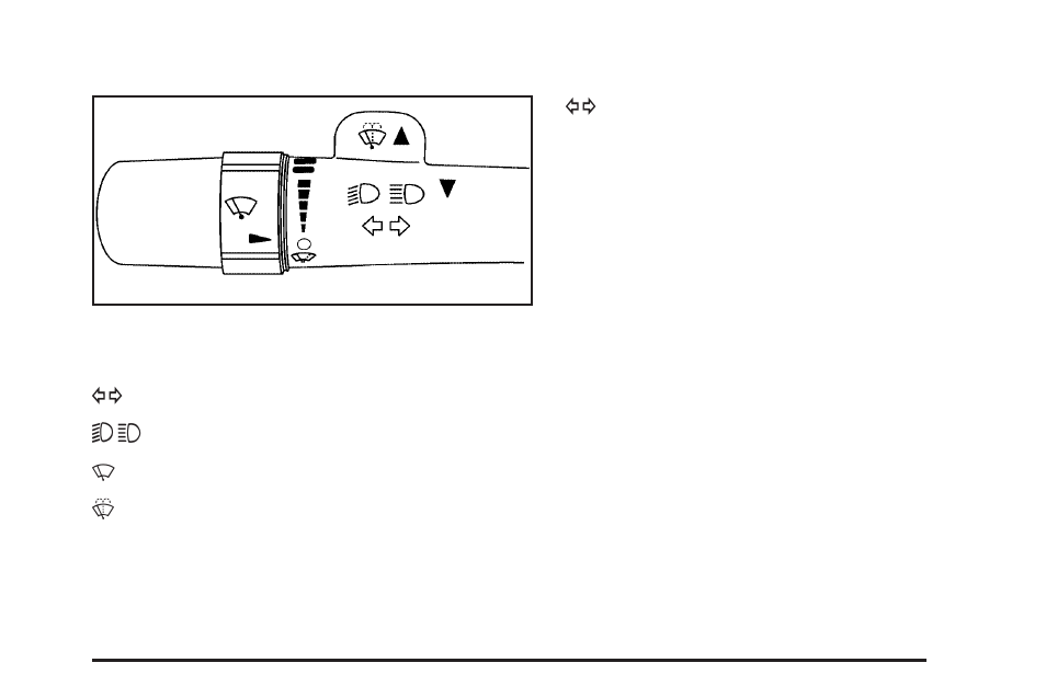 Turn signal/multifunction lever, Turn and lane-change signals | GMC 2009 Savana User Manual | Page 125 / 406