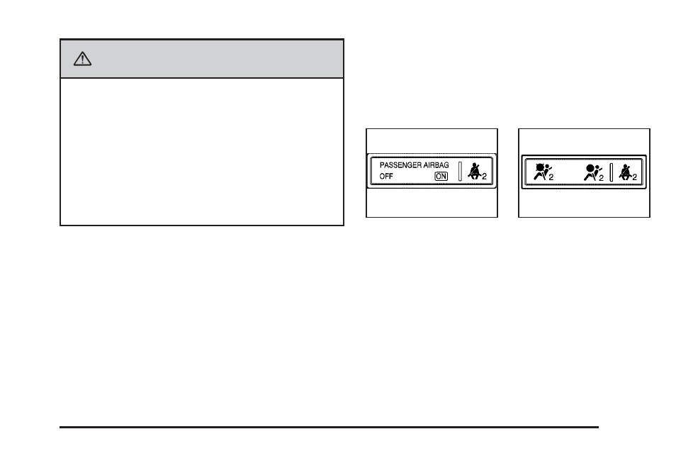 Passenger airbag status indicator, Passenger airbag status indicator -29, Caution | GMC 2009 Savana User Manual | Page 147 / 406