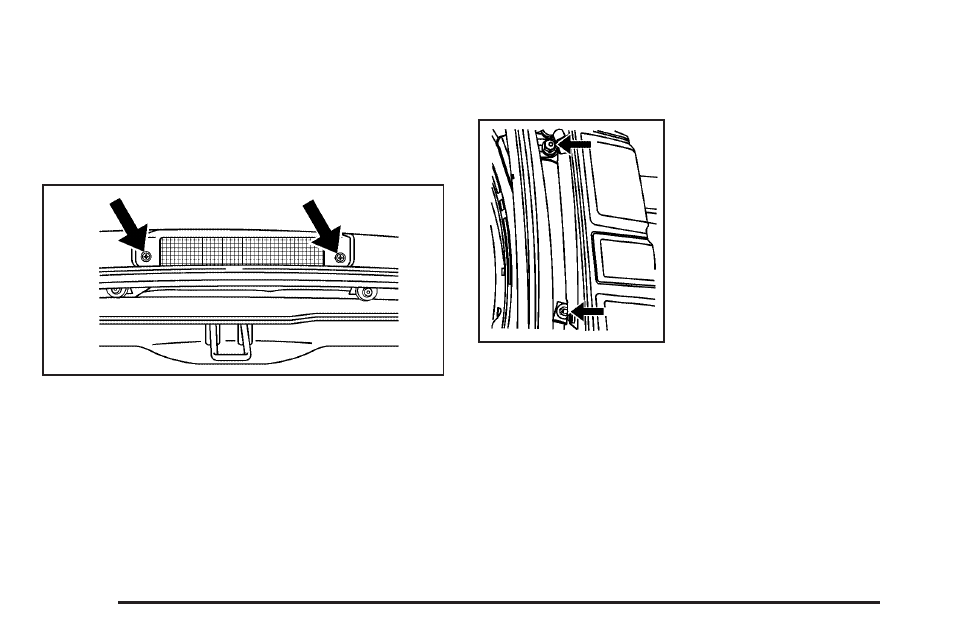 Center high-mounted stoplamp (chmsl), Taillamps | GMC 2009 Savana User Manual | Page 294 / 406
