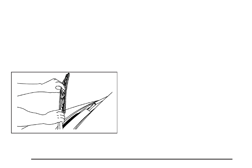 Windshield wiper blade replacement, Windshield wiper blade replacement -54 | GMC 2009 Savana User Manual | Page 296 / 406