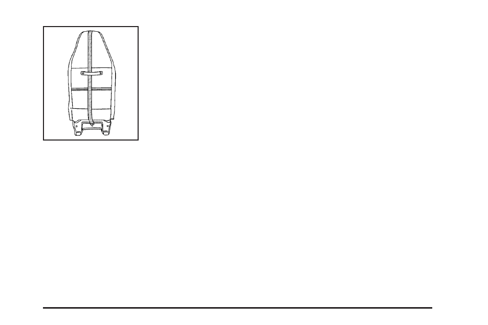 Securing a child restraint in a rear seat position, Securing a child restraint in a, Rear seat position -47 | GMC 2009 Savana User Manual | Page 51 / 406