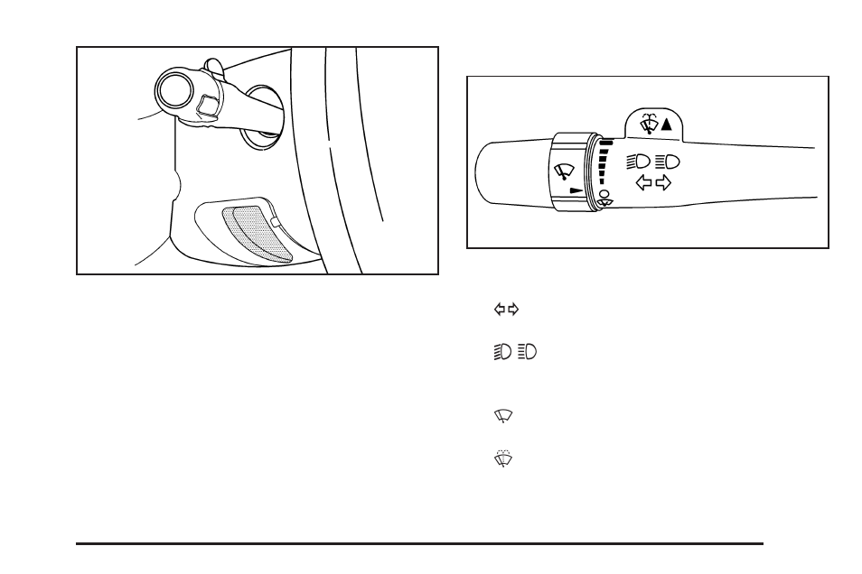 Turn signal/multifunction lever, Turn signal/multifunction lever -7, Turn | Signal/multifunction lever | GMC 2009 Sierra User Manual | Page 143 / 478