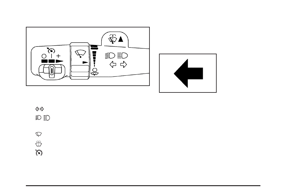 Turn signal/multifunction lever, Turn and lane-change signals, Turn | Signal/multifunction lever | GMC 2008 Envoy User Manual | Page 141 / 468