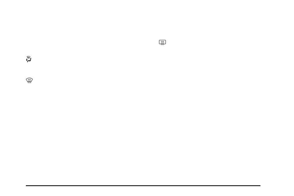 Defogging and defrosting, Rear window defogger | GMC 2008 Envoy User Manual | Page 161 / 468