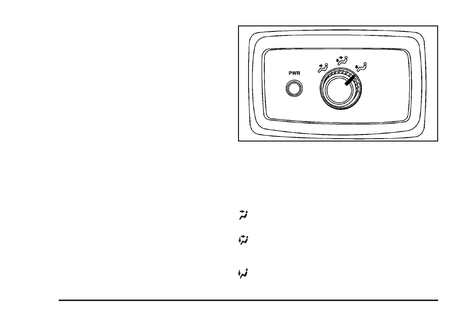 Outlet adjustment, Rear climate control system | GMC 2008 Envoy User Manual | Page 162 / 468