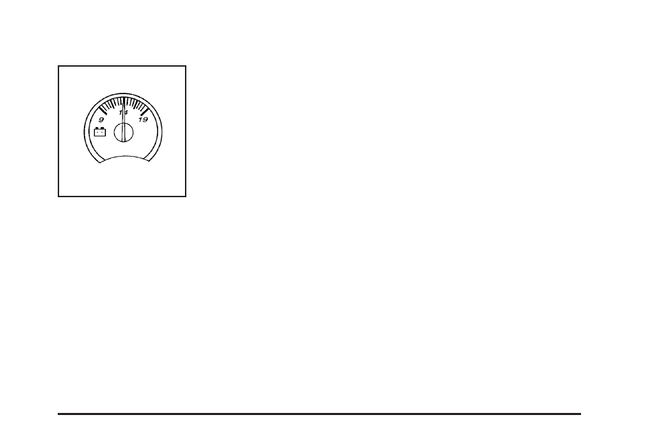 Voltmeter gage, Voltmeter gage -37 | GMC 2008 Envoy User Manual | Page 171 / 468