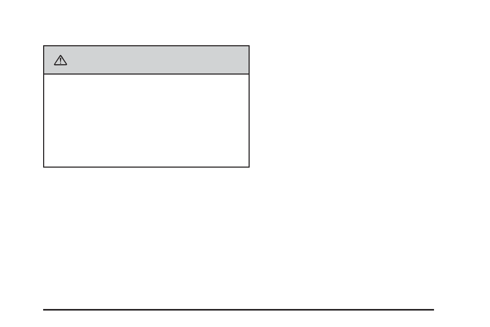 Caution | GMC 2008 Envoy User Manual | Page 263 / 468