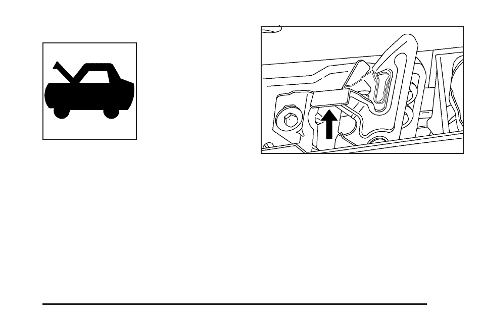 Hood release, Hood release -11 | GMC 2008 Envoy User Manual | Page 305 / 468