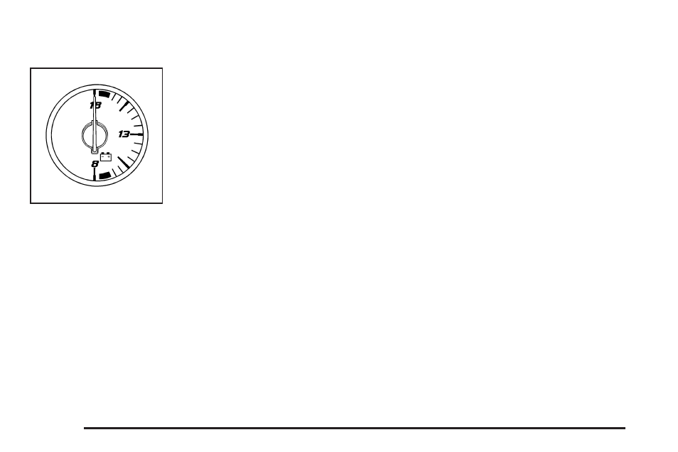 Voltmeter gage, Voltmeter gage -46 | GMC 2008 Acadia User Manual | Page 188 / 472