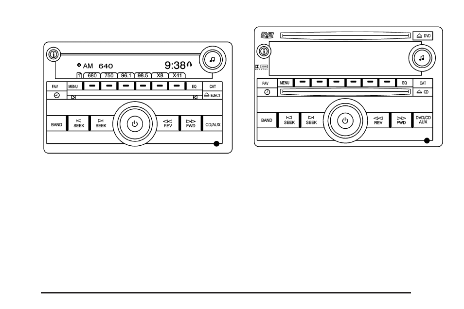 Radio(s) (mp3), Radio(s) (mp3) -87, Radios with cd and dvd | GMC 2008 Acadia User Manual | Page 229 / 472