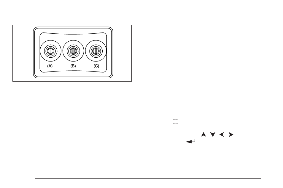 Audio/video (a/v) jacks | GMC 2008 Acadia User Manual | Page 260 / 472