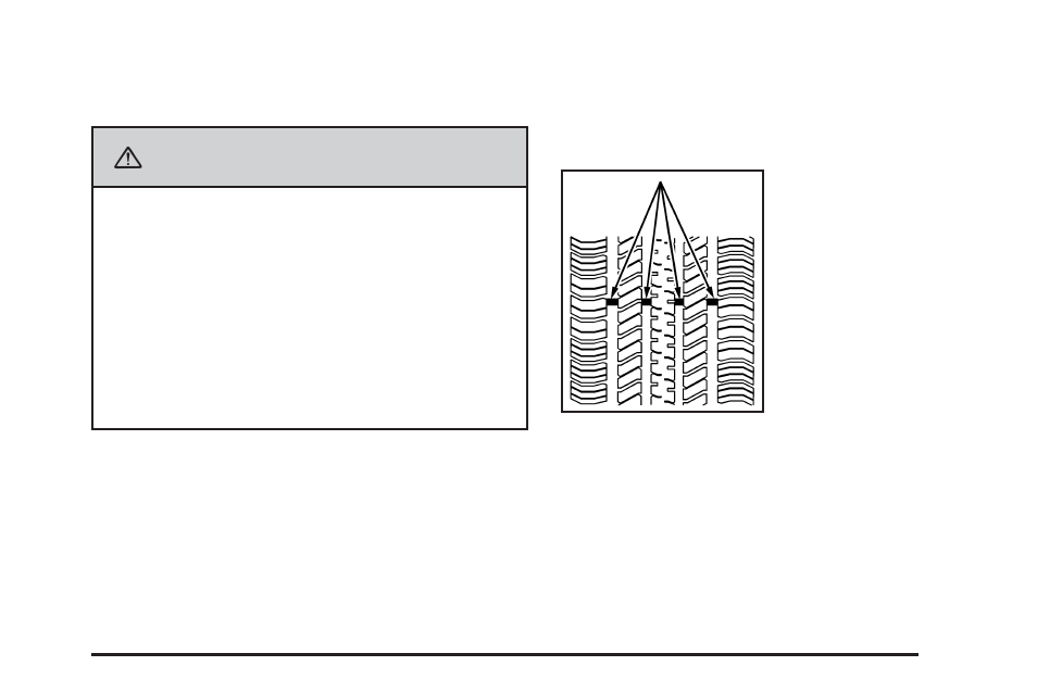 When it is time for new tires, When it is time for new tires -63, Caution | GMC 2008 Acadia User Manual | Page 377 / 472