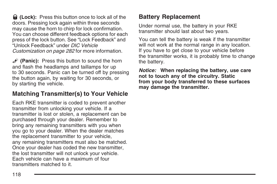 GMC 2007 Sierra User Manual | Page 118 / 674