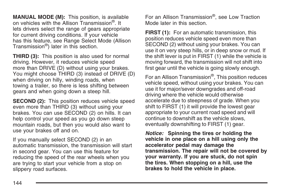 GMC 2007 Sierra User Manual | Page 144 / 674
