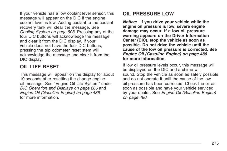 GMC 2007 Sierra User Manual | Page 275 / 674